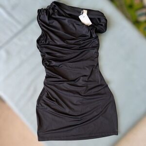 H&M Divided Black Body con Dress Size M